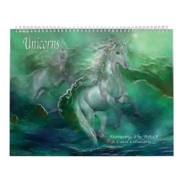 Unicorns Art Calendar Kalender