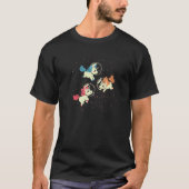 Unicorns Astronaut Outer Space Magical Animal Gala T-shirt (Voorkant)