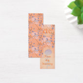 Unicorn's Birthday Party Personalized Bladwijzer Mini Visitekaartjes (Bureau)