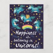 Unicorns Briefkaart (Voorkant)