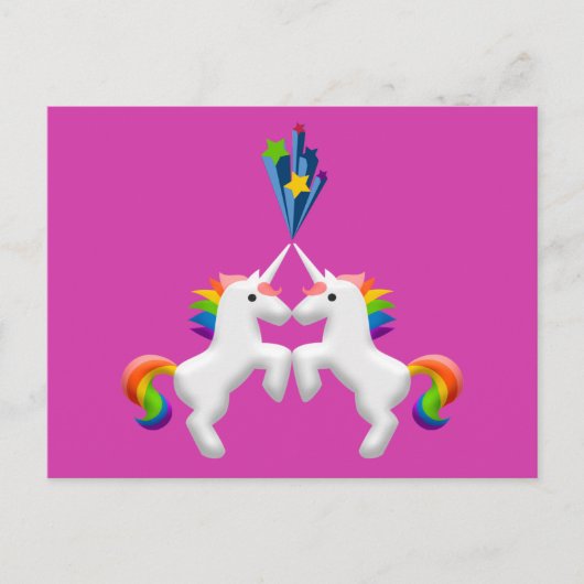 Unicorns Briefkaart (Voorkant)