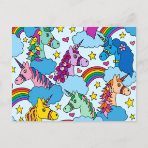 Unicorns Briefkaart