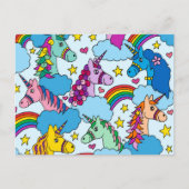 Unicorns Briefkaart (Voorkant)