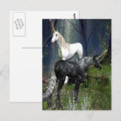 Unicorns Briefkaart (Voorkant / Achterkant)