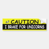 UNICORNS BUMPERSTICKER (Voorkant)