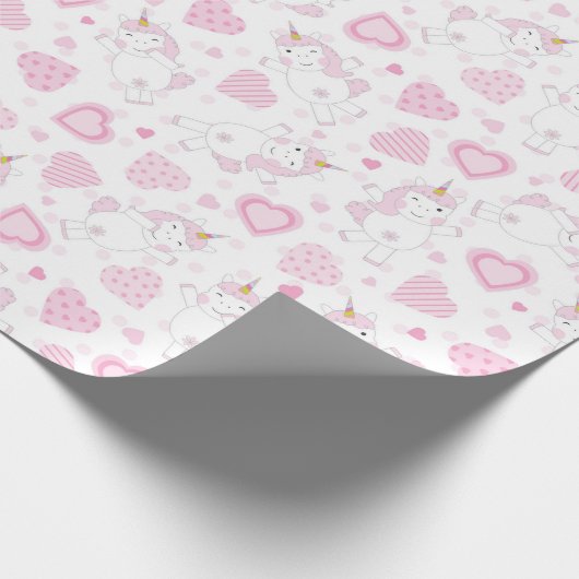 Unicorns Cadeaupapier (Hoek)