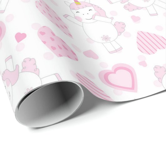 Unicorns Cadeaupapier (Rol Hoek)