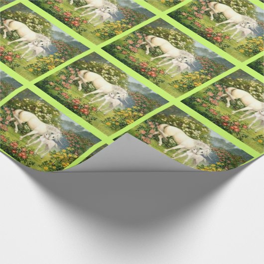  Unicorns Cadeaupapier (Hoek)