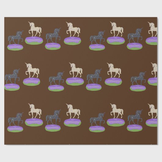 Unicorns Cadeaupapier (Vlak)