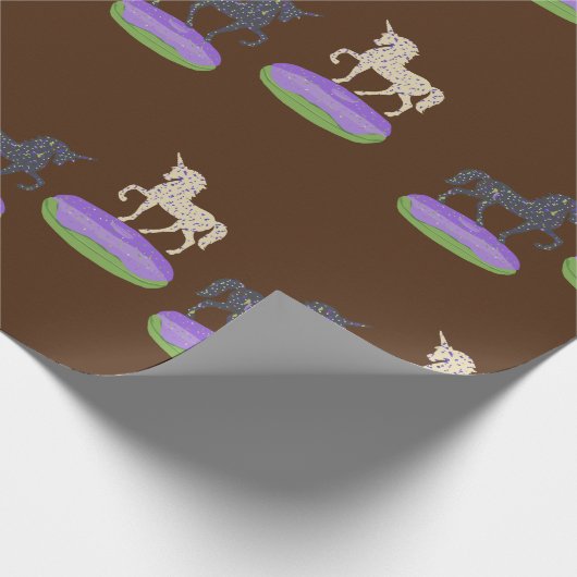 Unicorns Cadeaupapier (Hoek)