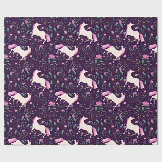 Unicorns Cadeaupapier (Vlak)