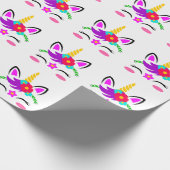 Unicorns Cadeaupapier (Hoek)