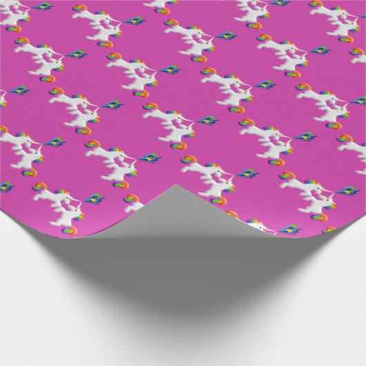 Unicorns Cadeaupapier (Hoek)