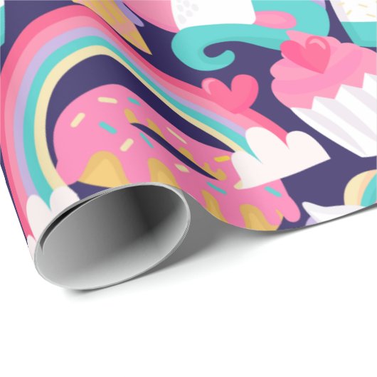 Unicorns Cadeaupapier (Rol Hoek)