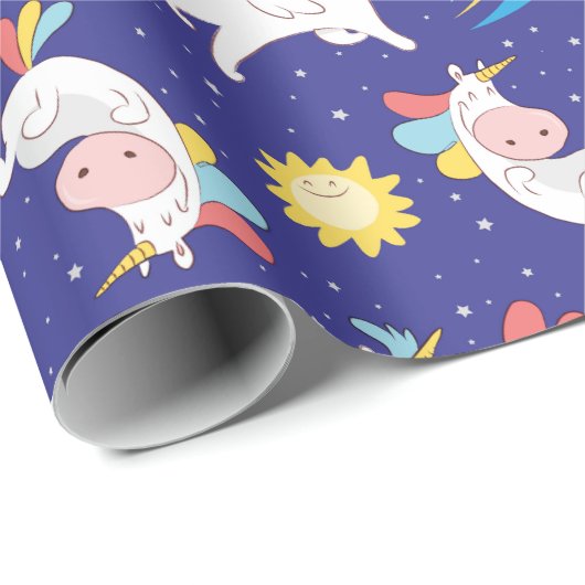 Unicorns Cadeaupapier (Rol Hoek)