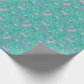 Unicorns Cadeaupapier (Hoek)