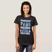 Unicorns Denk aan apothekersapotheker T-shirt (Voorkant volledig)