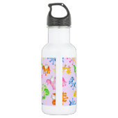 Unicorns die zijn geprint met liefde waterfles  (Achterkant)