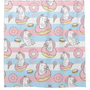Unicorns Douchegordijn
