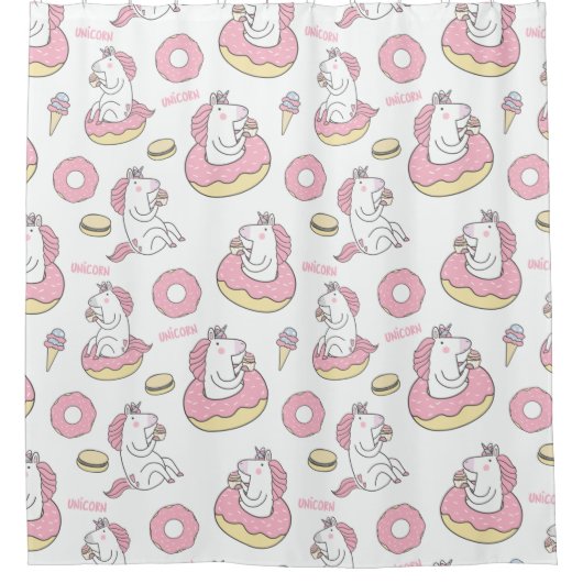 Unicorns Douchegordijn (Voorkant)