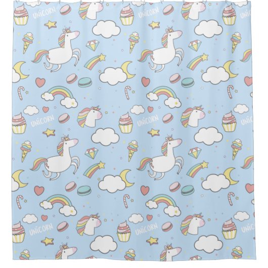 Unicorns Douchegordijn (Voorkant)