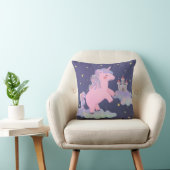 Unicorn's Dream Fantasy Illustratie Kussen (Stoel)