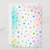 Unicorns en dinosauriërs op zaterdag kaart (Achterkant)