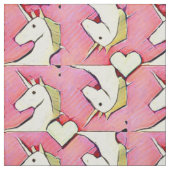 Unicorns en harten stof (Swatch)