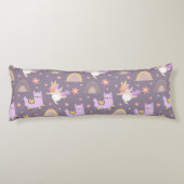 Unicorns en Llamas Body Pillow Lichaamskussen (Achterkant)