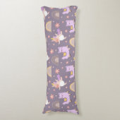 Unicorns en Llamas Body Pillow Lichaamskussen (Voorkant Verticaal)