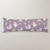 Unicorns en Llamas Body Pillow Lichaamskussen (Voorkant)