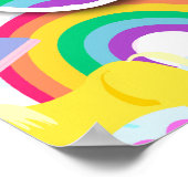 Unicorns en Rainbows het Poster! Poster (Hoek)