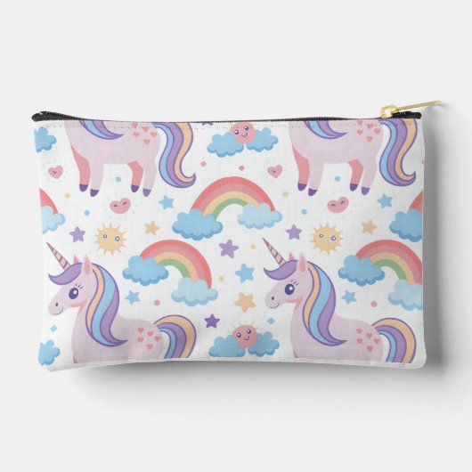 Unicorns en regenbogen etui (Achterkant)