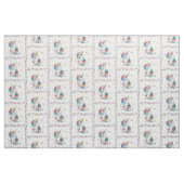 Unicorns en regenbooglitter stof (Yard (91,4 cm))