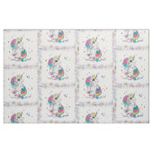 Unicorns en regenbooglitter stof (Fat Quarter)