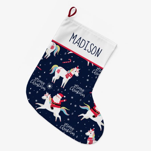 Unicorns en Santas Grote Kerstsok (Voorkant (Hangend))