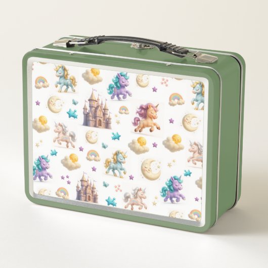 Unicorns & Fairytale Castle - Enchanted Lunchbox (Achterkant)