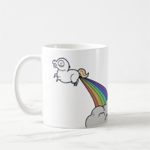 Unicorns Fart Rainbows Coffee Mok