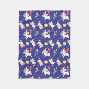 Unicorns Fleece Deken