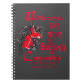 Unicorns geloven niet... notitieboek (Voorkant)