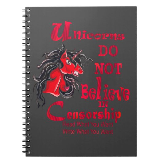 Unicorns geloven niet... notitieboek (Voorkant)