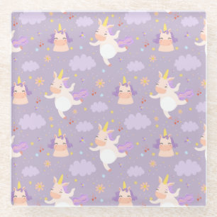 Unicorns Glazen Onderzetter