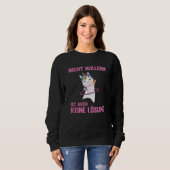 Unicorns Hullern Unicorn Funny Dancing Huller Trui (Voorkant volledig)