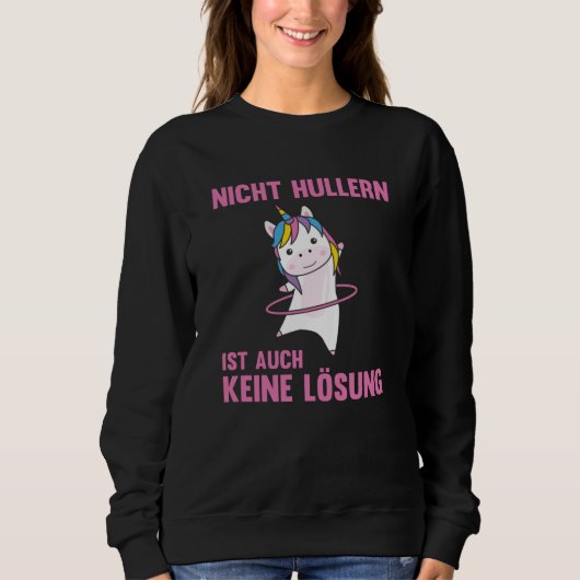 Unicorns Hullern Unicorn Funny Dancing Huller Trui (Voorkant)