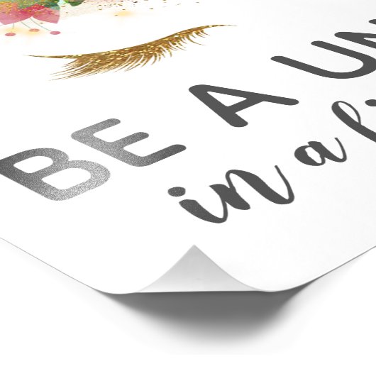 Unicorns in Bloom Foto Afdruk (Hoek)