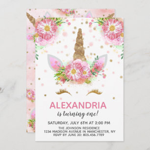 Unicorns in Bloom Kaart