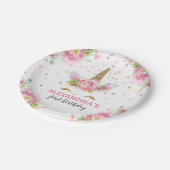 Unicorns in Bloom Papieren Bordje (Gekanteld)