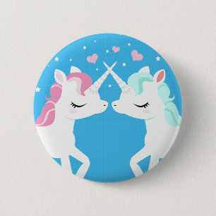 Unicorns in de Button van de liefde