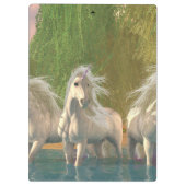 Unicorns in het meer klembord (Achterkant)