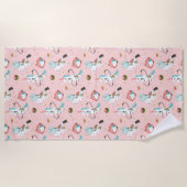 Unicorns in ruimtetype strandlaken (Voorkant)